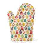 Colorful Cute Easter Eggs Pattern Print Single Oven Mitt
