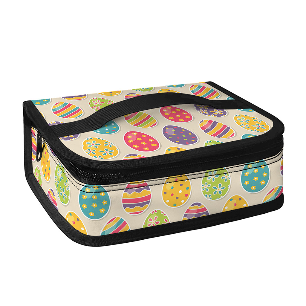 Colorful Cute Easter Eggs Pattern Print Small Lunch Bag