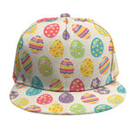 Colorful Cute Easter Eggs Pattern Print Snapback Cap