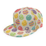 Colorful Cute Easter Eggs Pattern Print Snapback Cap