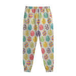 Colorful Cute Easter Eggs Pattern Print Sweatpants