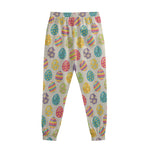 Colorful Cute Easter Eggs Pattern Print Sweatpants