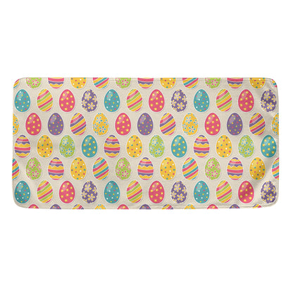Colorful Cute Easter Eggs Pattern Print Towel
