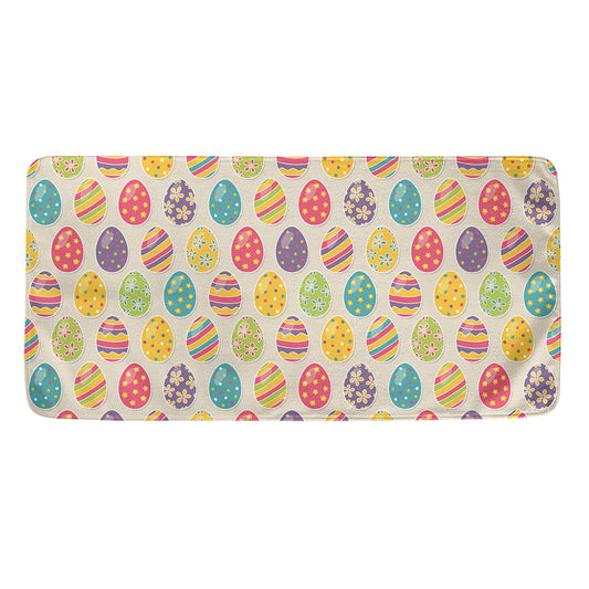 Colorful Cute Easter Eggs Pattern Print Towel