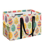 Colorful Cute Easter Eggs Pattern Print Utility Tote Bag