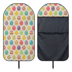 Colorful Cute Easter Eggs Pattern Print Waterproof Car Seat Cover