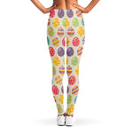 Colorful Cute Easter Eggs Pattern Print Women's Leggings
