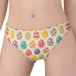 Colorful Cute Easter Eggs Pattern Print Women's Panties