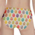 Colorful Cute Easter Eggs Pattern Print Women's Panties