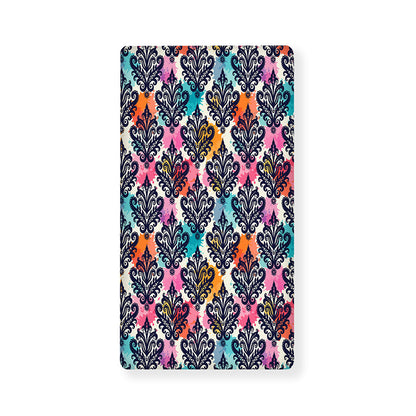 Colorful Damask Pattern Print Baby Crib Sheet
