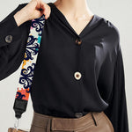 Colorful Damask Pattern Print Bag Strap