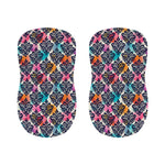 Colorful Damask Pattern Print Bar Stool Covers
