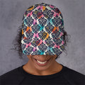 Colorful Damask Pattern Print Baseball Cap