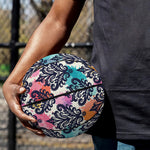 Colorful Damask Pattern Print Basketball