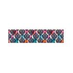 Colorful Damask Pattern Print Bed Runner