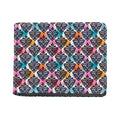 Colorful Damask Pattern Print Bifold Wallet
