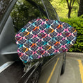 Colorful Damask Pattern Print Car Side Mirror Covers