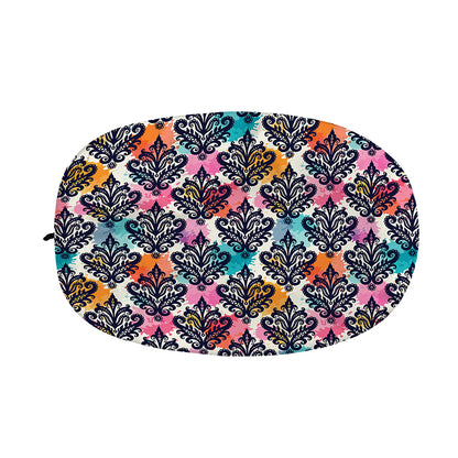 Colorful Damask Pattern Print Car Side Mirror Covers