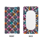 Colorful Damask Pattern Print Changing Pad Cover
