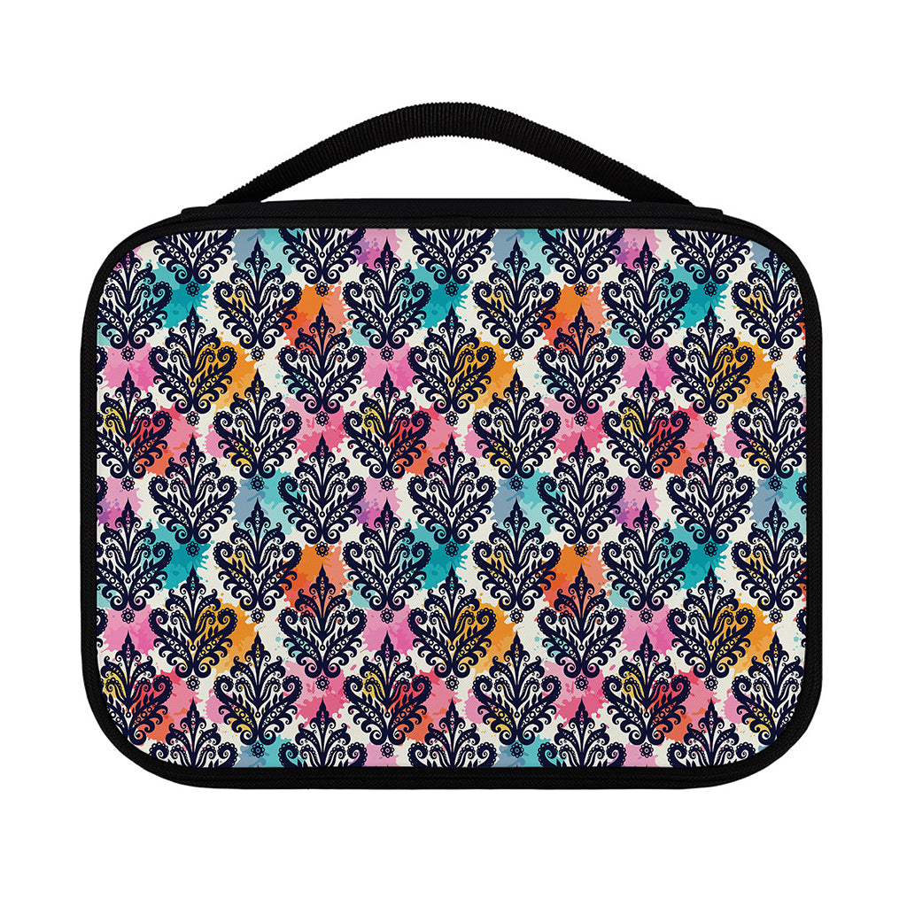 Colorful Damask Pattern Print Classic Bible Case