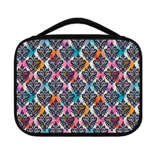 Colorful Damask Pattern Print Classic Bible Case