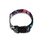 Colorful Damask Pattern Print Dog Collar