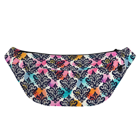 Colorful Damask Pattern Print Fanny Pack
