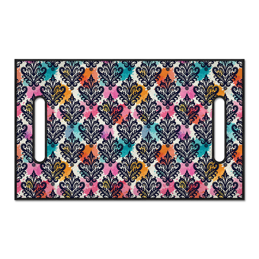 Colorful Damask Pattern Print Golf Cart Seat Cover