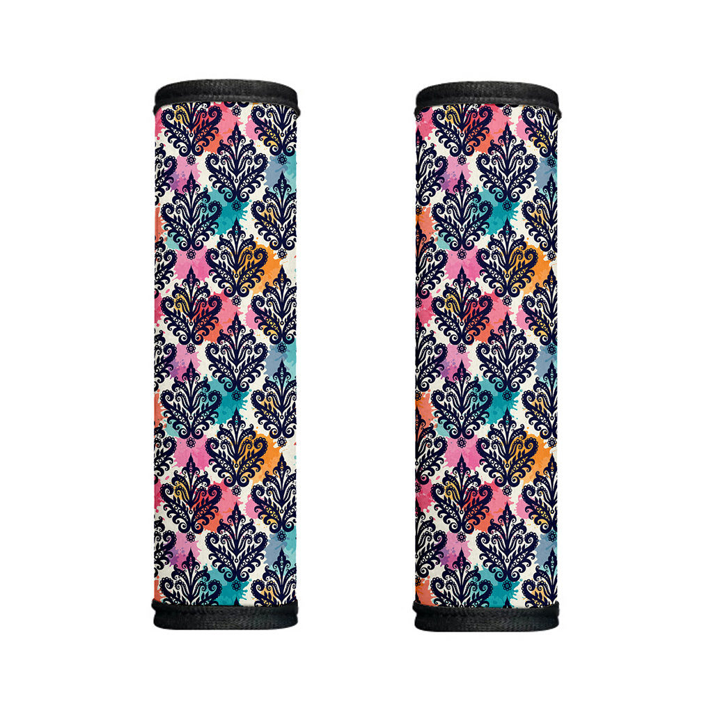 Colorful Damask Pattern Print Handle Covers