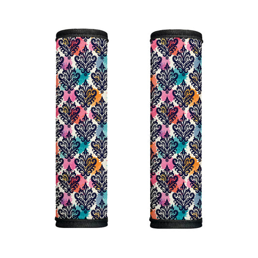 Colorful Damask Pattern Print Handle Covers
