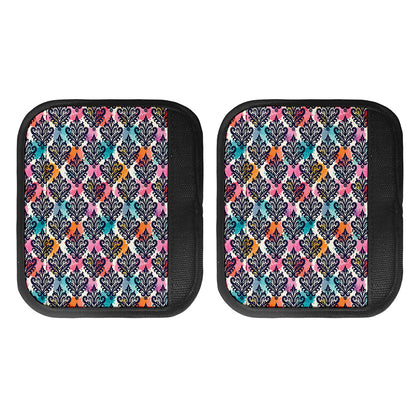 Colorful Damask Pattern Print Handle Covers