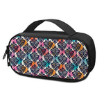 Colorful Damask Pattern Print Insulin Cooler Travel Case