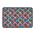 Colorful Damask Pattern Print Kitchen Mat