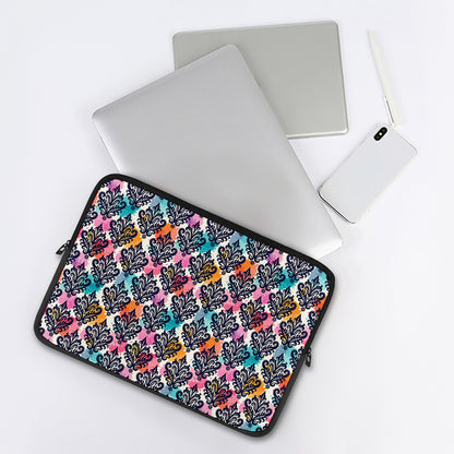Colorful Damask Pattern Print Laptop Sleeve