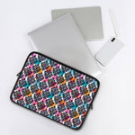 Colorful Damask Pattern Print Laptop Sleeve