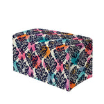 Colorful Damask Pattern Print Leather Tissue Box Cover