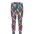 Colorful Damask Pattern Print Men's Leggings