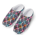 Colorful Damask Pattern Print Mesh Casual Shoes