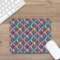 Colorful Damask Pattern Print Mouse Pad