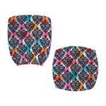 Colorful Damask Pattern Print Office Chair Cover