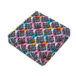 Colorful Damask Pattern Print Outdoor Seat Cushion Cover