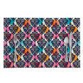 Colorful Damask Pattern Print Placemat