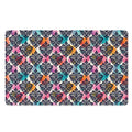 Colorful Damask Pattern Print Polyester Doormat