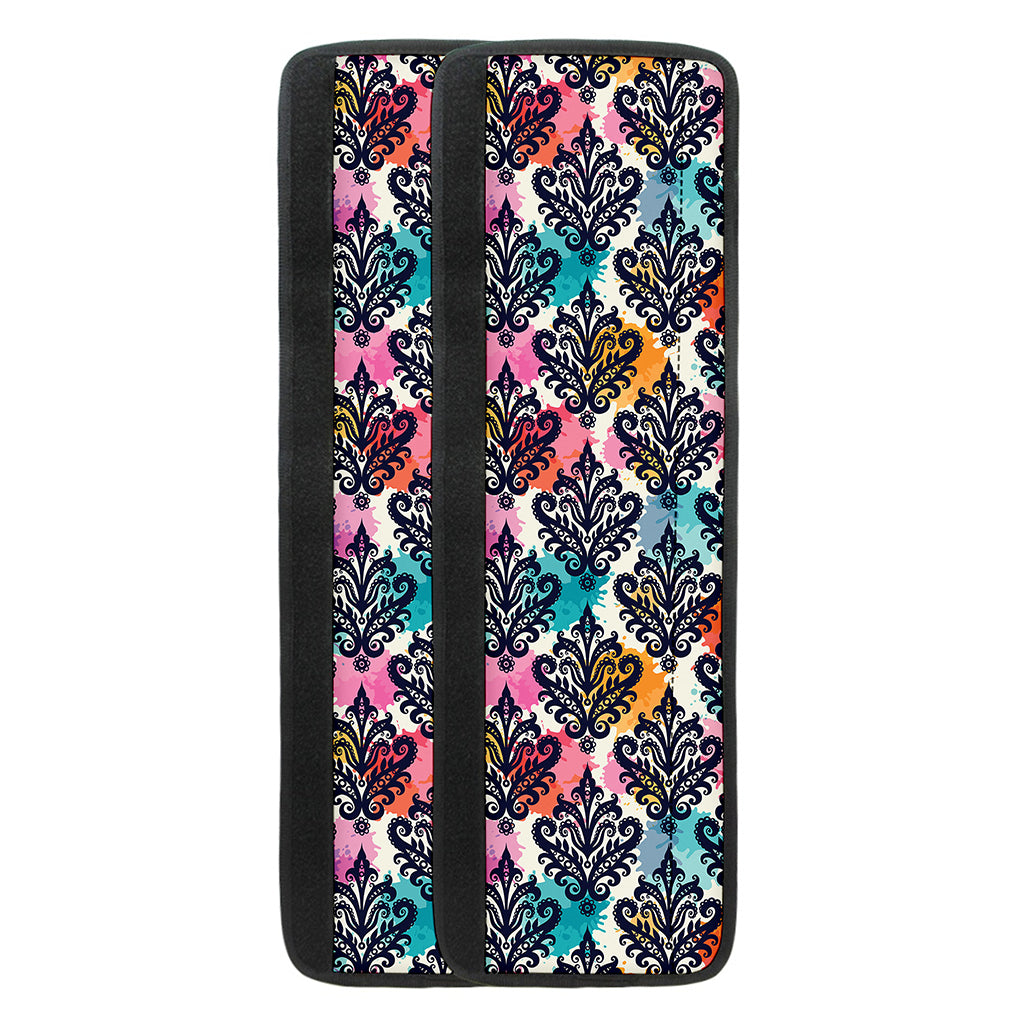 Colorful Damask Pattern Print Refrigerator Handle Covers