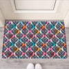 Colorful Damask Pattern Print Rubber Doormat