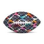 Colorful Damask Pattern Print Rugby Ball