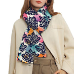 Colorful Damask Pattern Print Scarf