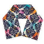 Colorful Damask Pattern Print Scarf