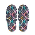 Colorful Damask Pattern Print Slippers