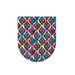 Colorful Damask Pattern Print Toilet Lid Cover